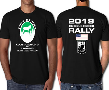 2019 Cripple Creek Rally - Lost Burro Campground T-Shirt