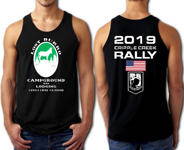 2019 Cripple Creek Rally - Lost Burro Campground Tank Top